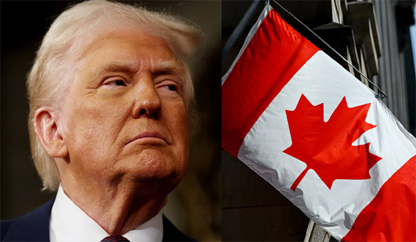 চীনের সঙ্গে বাণিজ্য করলে কানাডার ওপর ১০০% শুল্ক আরোপের হুমকি দিলেন ট্রাম্প