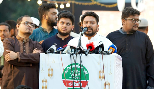জুলাই সনদ বাস্তবায়ন করে নতুন বাংলাদেশ গড়ব: নাহিদ ইসলাম