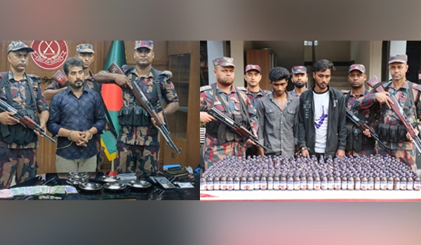 যশোর বিজিবির অভিযান: তিন মাসে ৮৪ কোটি টাকার মাদক ও পণ্য জব্দ