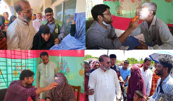 প্রতিমন্ত্রী শেখ ফরিদুল ইসলামের উদ্যোগে উপকূলীয় ১০ সহস্রাধিক মানুষের চোখে ফিরে এলো আলো