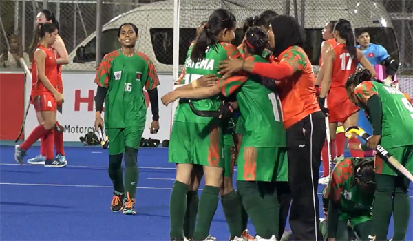হকিতে নতুন ইতিহাস: প্রথমবার এশিয়ান গেমসে বাংলাদেশ নারী দল