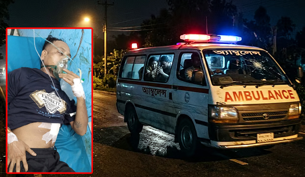 খুলনায় গুলিবিদ্ধ যুবককে ঢাকায় নেওয়ার পথে আবারও গুলির ঘটনা