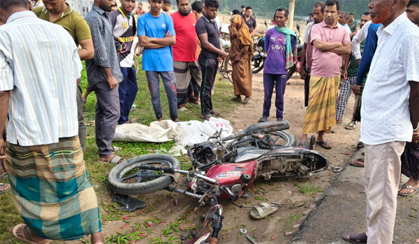 শার্শায় কাভার্ডভ্যানের ধাক্কায় দুই বন্ধুর মৃত্যু